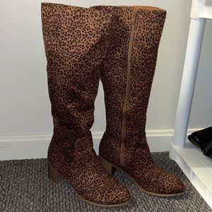 Universal Thread animal print boots